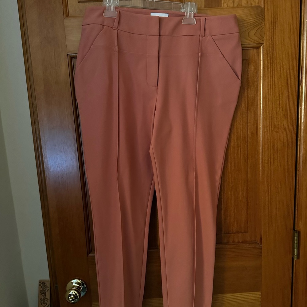 NWT Et Eais Cigarette Pant Rose Size 12